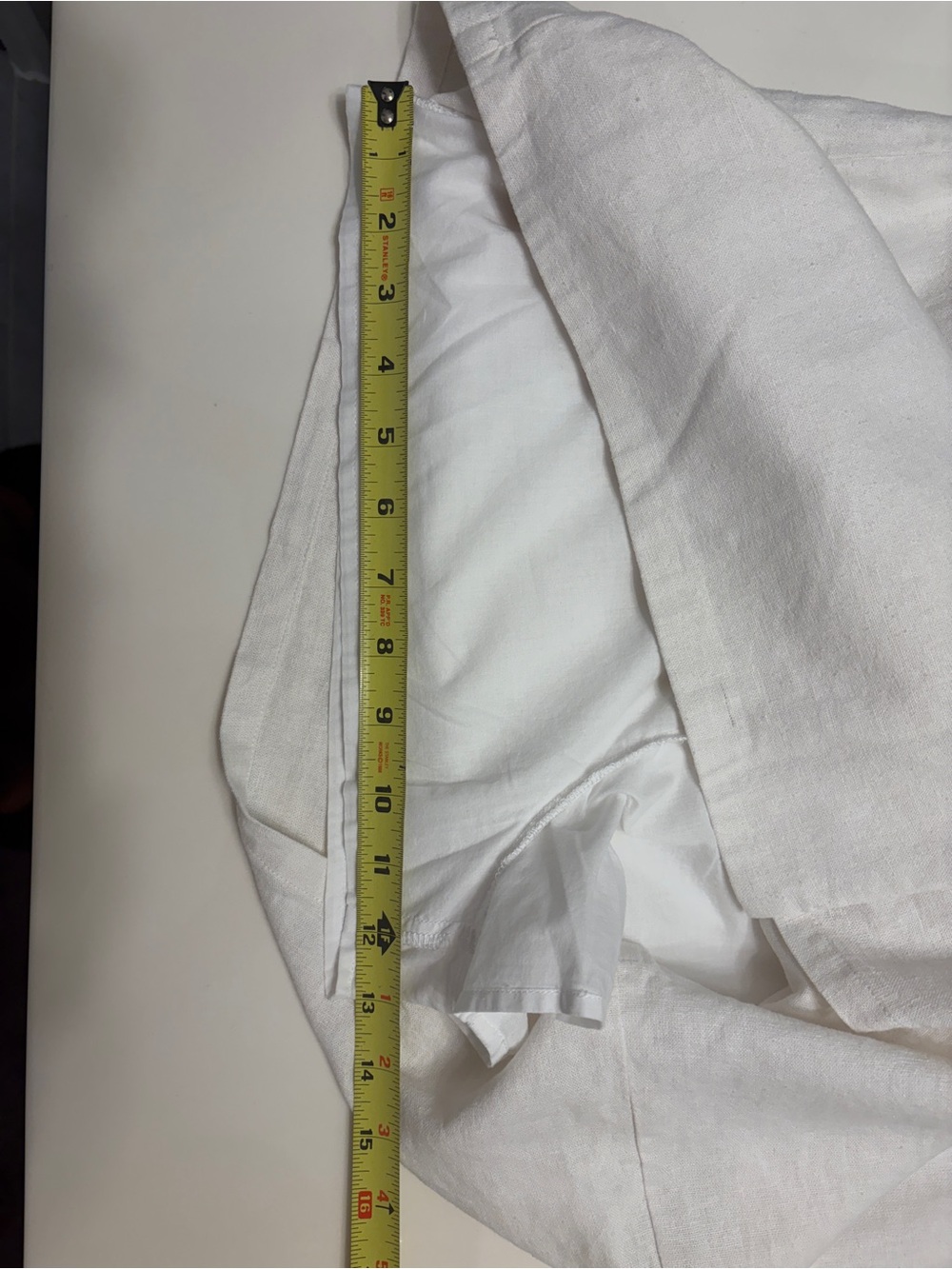 Versona White Linen Mini Skort - Picture 11 of 11
